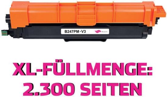 New Build Toner ersetzt Brother TN-247, magenta, für HL-3270CDW