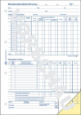 AVERY Zweckform Formularbuch "Reisekostenabrechnung", SD, A4