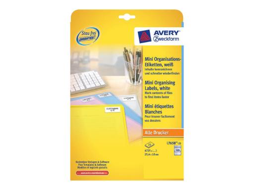 Image ZWECKFORM_AVERY_Mini-Etiketten_254_x_100_img2_3799658.jpg Image