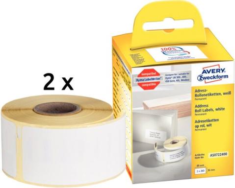 Image ZWECKFORM_AVERY_Rollenetiketten_89_x_36_mm_img1_3800232.jpg Image