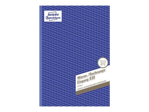 ZWECKFORM AVERY Zweckform Formularbuch "Waren-Rechnungseingangsbuch - für den M