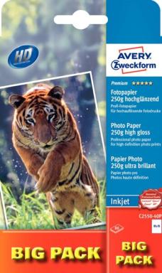 ZWECKFORM AVERY Zweckform Premium Inkjet-Fotopapier, A6, 40+40 Blatt GRATIS, 25