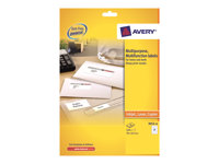 ZWECKFORM AVERY Zweckform Universal-Etiketten, 70 x 42,3 mm, weiß ohne Rand, FS