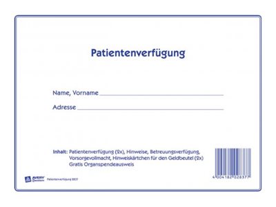 Image ZWECKFORM_AVERY_Zweckform_Vordruck_Patientenverfgung_img4_3804144.jpg Image