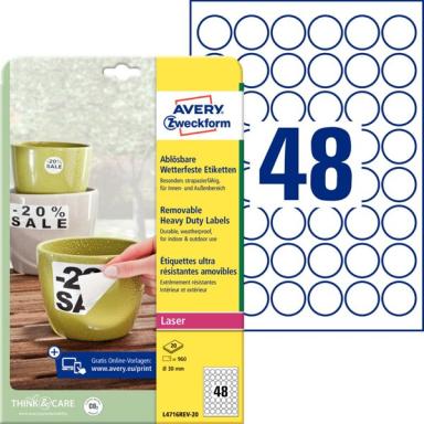 Image ZWECKFORM_AVERY_wetterfeste_Etiketten_Durchmesser_img1_3799983.jpg Image