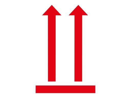 ZWECKFORM Avery-Zweckform Avery Zweckform 7250 Symbol Warnetiketten, 74 x 100 m
