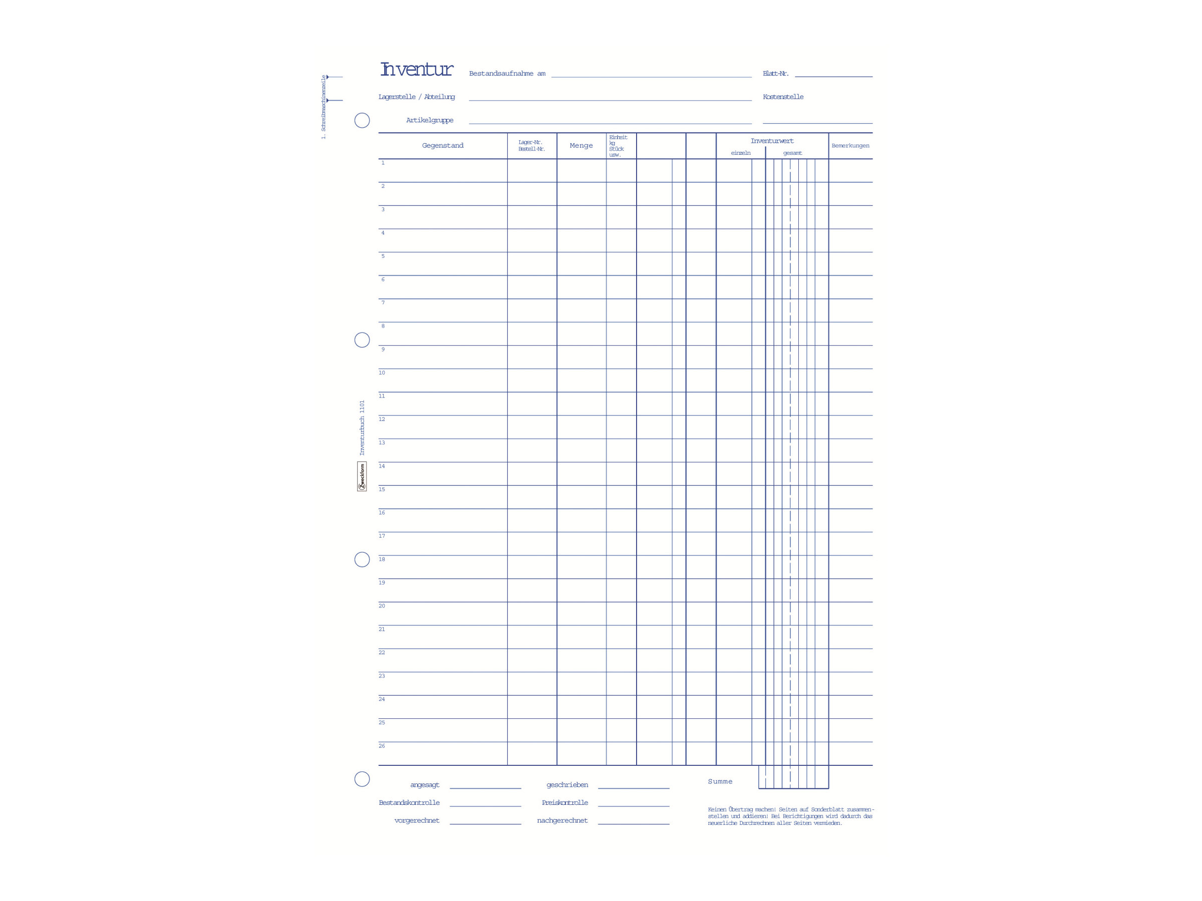 Image ZWECKFORM_Avery_1101_Verwaltungsbuch_1101_img1_3803851.jpg Image