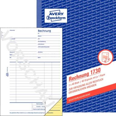 ZWECKFORM Avery 1730