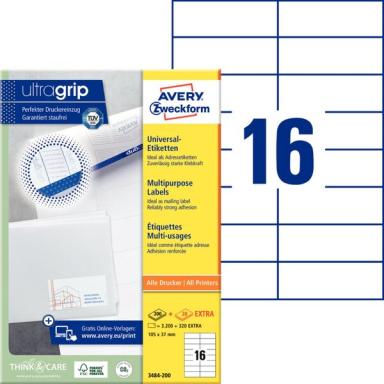 Image ZWECKFORM_Avery_3484_-_Etiketten_-_wei_-_img3_3799052.jpg Image