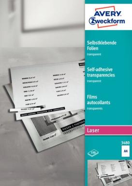 ZWECKFORM Folie CL A4 selbstklebend 100 Blatt ZWECKFORM Folie CL A4 selbstklebend 100 Blatt