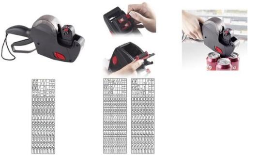 ZWECKFORM Preisauszeichner Avery-Zweckform PL1/8 Geeignet für Schriftband: PLP1