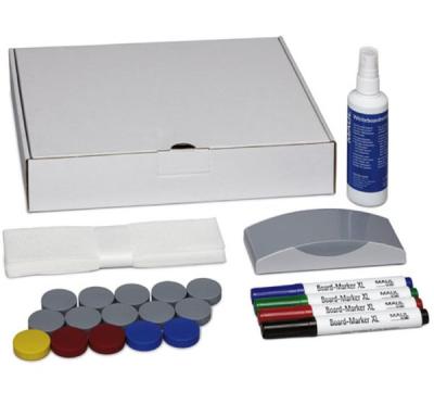 Zubehör-Set Karton fb.sort. 4Marker 1Wischer 15Magnete Reiniger