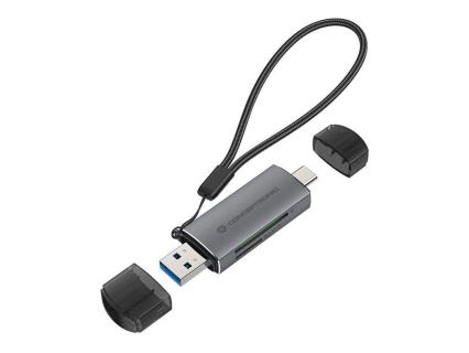 CONCEPTRONIC Card reader USB-C/USB-A Micro SD/TF sw