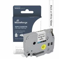 MEDIARANGE Schriftbandka. Brother TZ-231S/TZe-231S 12mm 4m s