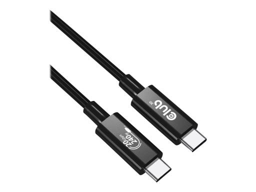 CLUB3D Club 3D USB-Kabel - USB-C (M) zu USB-C (M) (CAC-1575)