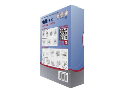 NILFISK-ALTO Nilfisk Staubbeutel 4+1 für Elite Sauger