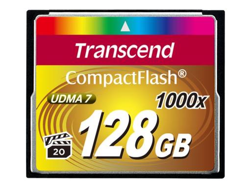 TRANSCEND 128GB Compact Flash Card 100x