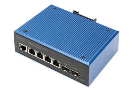 DIGITUS Switch 4+2 -Port L2 managed Gigabit Ethernet