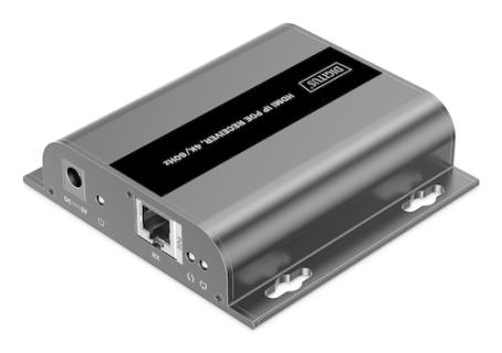 DIGITUS 4K HDMI IP PoE Receiver, 4K/60Hz, 120 / 200 m