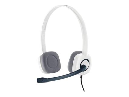 LOGITECH H150 Stereo Headset analoge 3,5mm Klinke cloud white