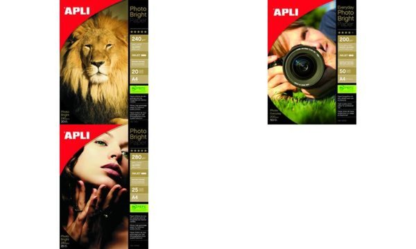 agipa Foto-Papier bright, DIN A4, 2 00 g/qm, hochglänzend (66000335)