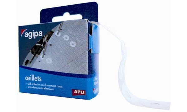 agipa Lochverstärkungsringe, weiß, Durchmesser: 12,5 mm (334390700)