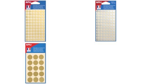agipa Markierungspunkte, rund, selb stklebend, gold (3310060200)