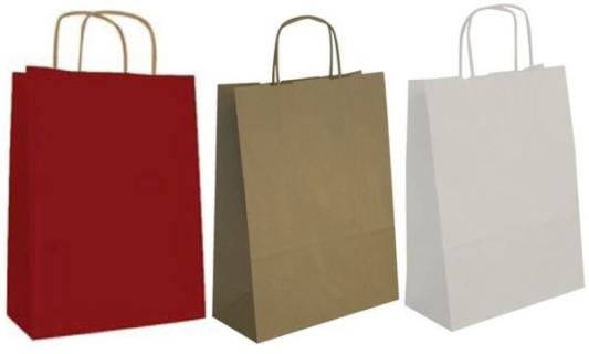 agipa Papiertragetasche - aus Kraft papier, klein, weiß (66000313)