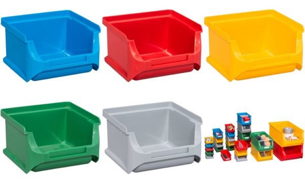 allit Sichtlagerkasten ProfiPlus Bo x 1, aus PP, rot (71510001)