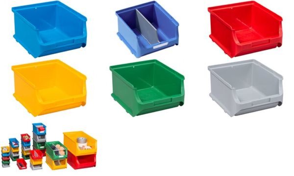 allit Sichtlagerkasten ProfiPlus Bo x 2B, aus PP, gelb (71510017)