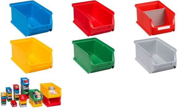 allit Sichtlagerkasten ProfiPlus Bo x 2, aus PP, blau (71510005)