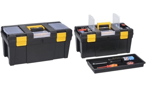 allit Werkzeugkoffer McPlus Promo 2 3, PP, schwarz/gelb (71510216)