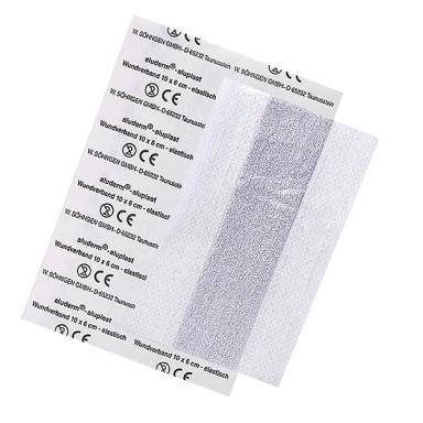 aluderm-aluplast elastisch | 10 x 6 cm Wundverbandpflaster in Abschnitten