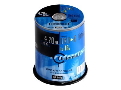 DVD+R 16x CB 4,7GB Intenso 100St