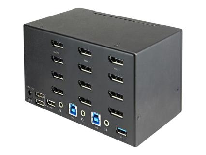 STARTECH.COM 2 Port Quad Monitor DisplayPort KVM Switch