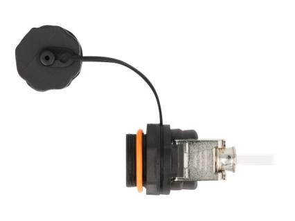 DELOCK Kabelverbinder RJ45 Buchse zu Cat.6A LSA mit Verschlusskappe wasserfest