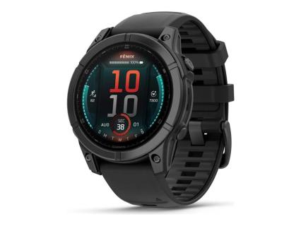GARMIN fēnix E 47 mm Smartwatch schwarz, schiefergrau