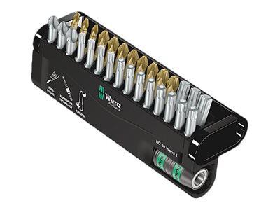 WERA Bit-Set 30teilig Bit-Check 30 Wood 1 05057433001 Kreuzschlitz Pozidriv, Kr