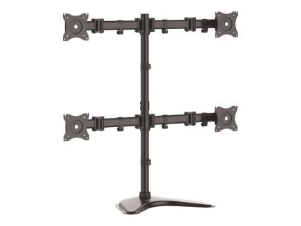 STARTECH.COM Vierfach-Monitorhalter - Schwenkbar - Verstellbarer 4 Monitorständ