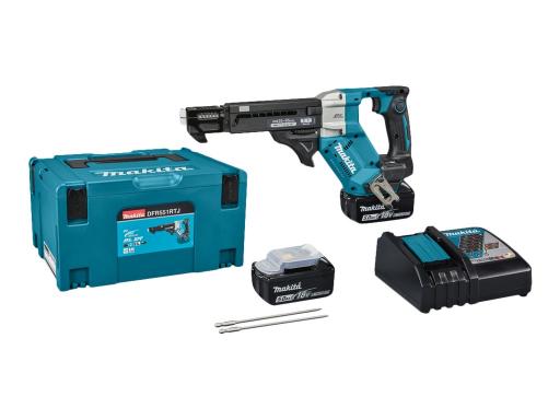 Makita DDF487RFE3 Akku 18V 3x 5,0 Ah im Koffer Akku Bohrschrauber (DDF487RFE3)