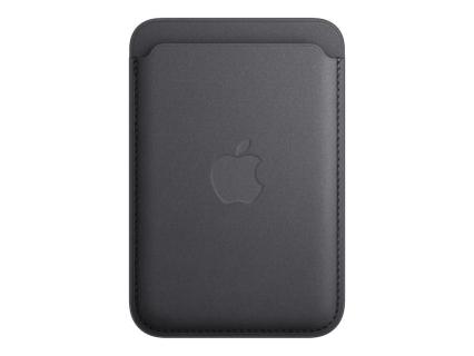 APPLE iPhone Feingewebe Wallet mit MagSafe (schwarz)