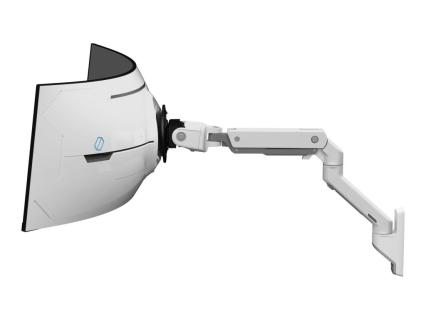 ERGOTRON HX Monitor Arm mit VHD-Gelenk (weiß, für 1000 R Curved Monitore)
