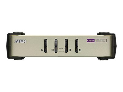 ATEN KVM Switch, 4-fach, CS84U, PS/2 oder USB