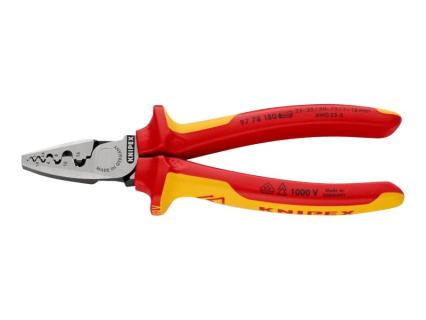 KNIPEX Crimpzange für Aderendhülsen 180 mm, VDE