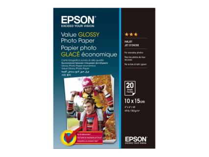 EPSON Paper/Value Glossy Photo 10x15cm 20sh