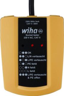 WIHA Steckdosentester 230 V AC, CAT II 1 Stück
