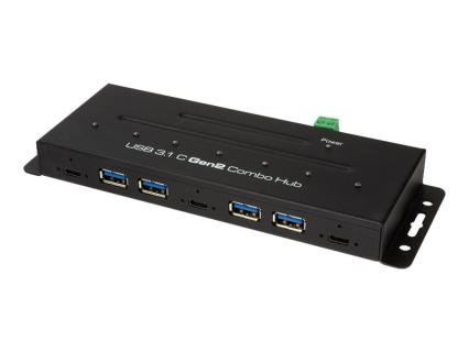 LOGILINK USB 3.1 HUB 7-port Combo Gen 2, Metall