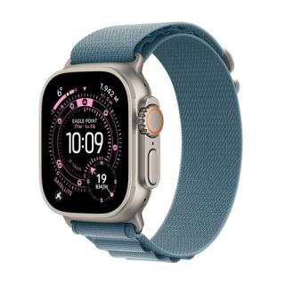 APPLE Watch Ultra 3 Titanium Cellular 49mm Natur (Alpine Loop hellblau) Medium
