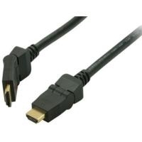 SHIVERPEAKS BASIC-S - HDMI mit Ethernetkabel - HDMI (M) rotating bis HDMI (M) r