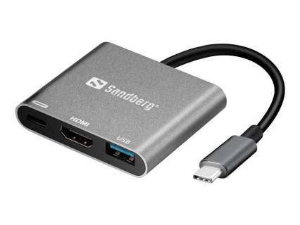 SANDBERG USB-C Mini Dock HDMI+USB